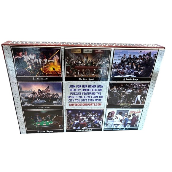 Boston Sports Puzzle 500 Piece New England Patriots Crossing the Charles NEW - Picture 3 of 5